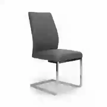 Contemporary Cantilever Dining Chairs Choice of 6 Colours (sold in pairs only)
